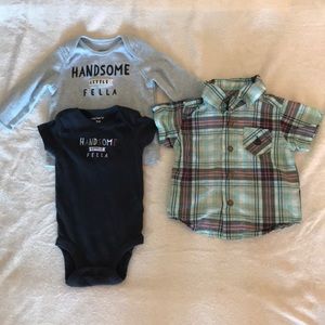 Carter’s baby boy 3M bundle
